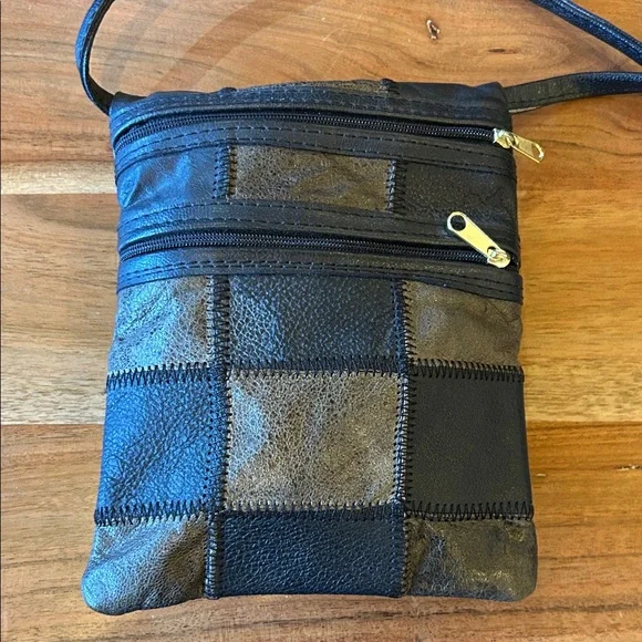 Patchwork Leather Mini Bag - Picture 2 of 6
